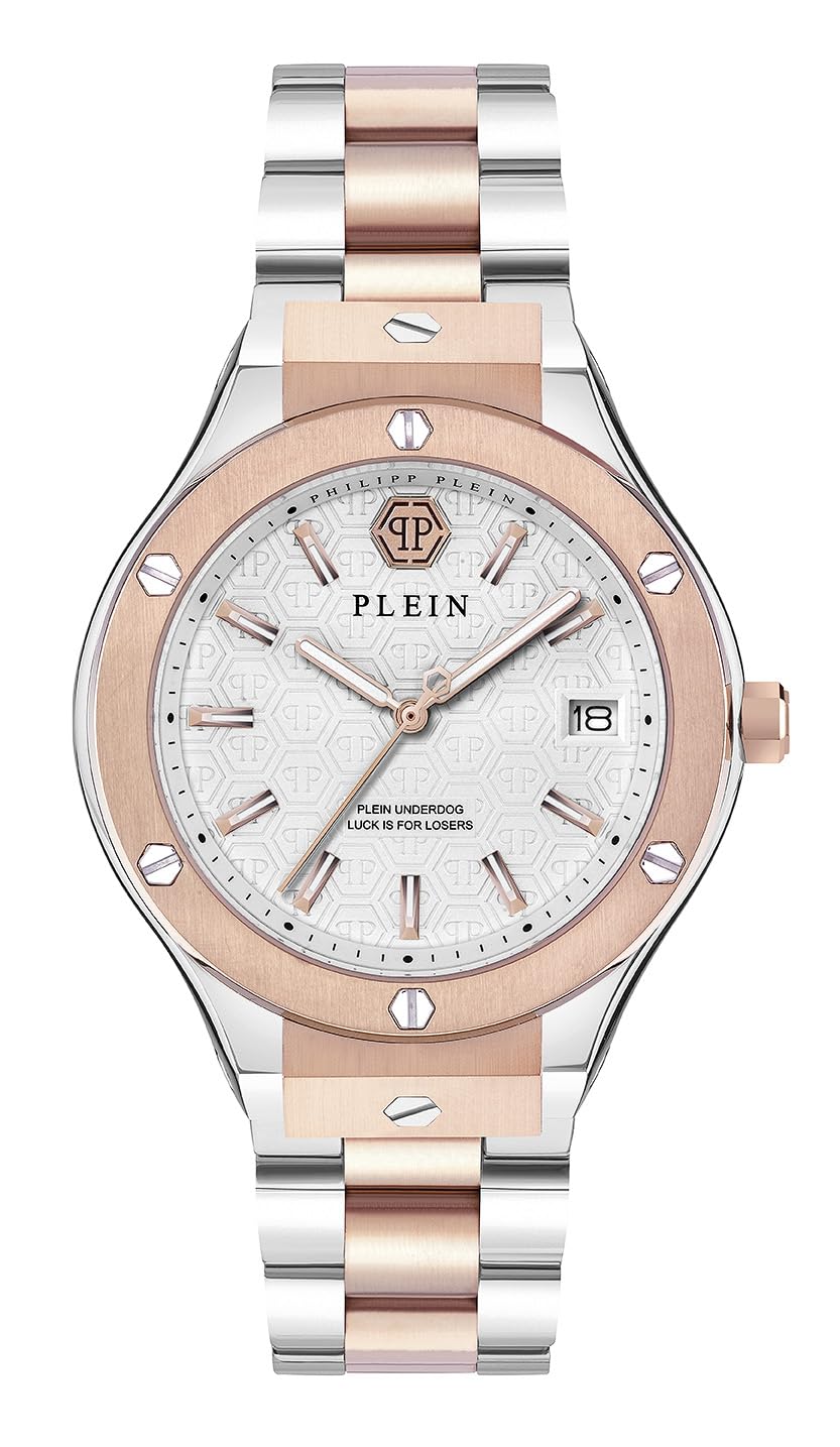 Philipp Plein Men's Analogue Quartz Watch with Stainless Steel Strap PWUFA0625
