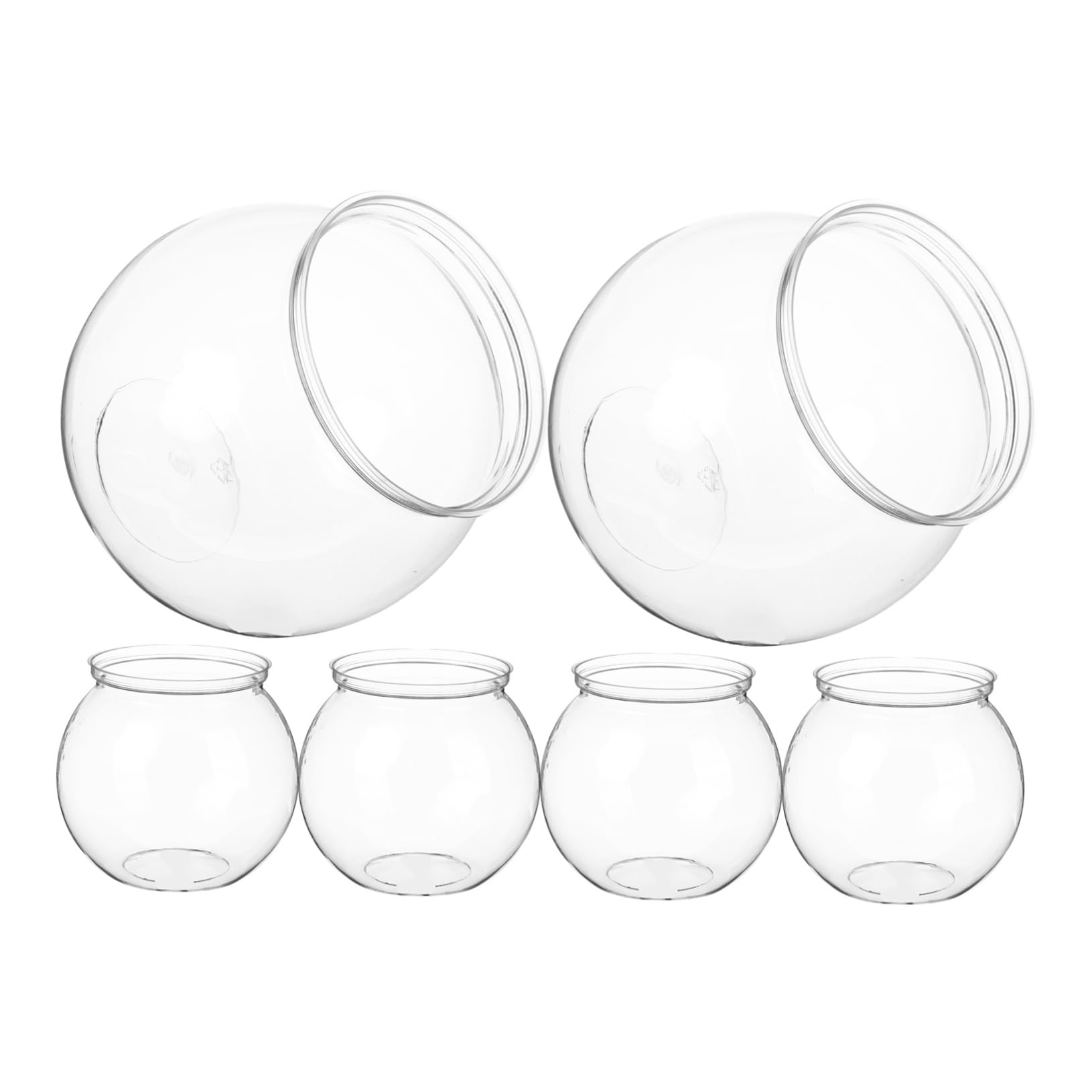 Yardenfun 6pezzi Ciotole per Caramelle Plastica Porta Caramelle Ciotole per Dolci Carnevale Contenitori per Dolcetti Porta Ornamenti Festa