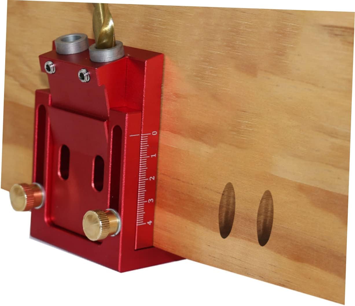 Inclined Hole Punch Locator Aluminum Alloy Double Portable Drill Guide Pocket Hole Woodworking Tool