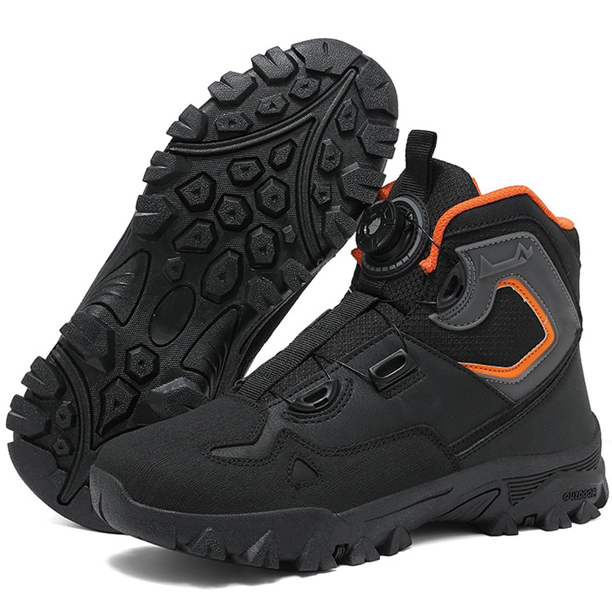 Stivali da Moto Uomo Sneakers Motociclista | Scarpe da Equitazione Stradale, Supporto alla Caviglia, Rinforzo Cambio, Lunga durata, Traspirante Casual