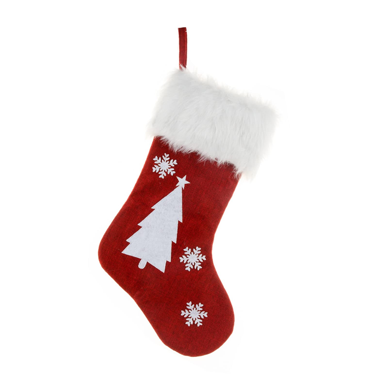 Buxuaaaa Christmas Stocking for Kids/Adults Party Supplies Trees Ornaments Atmosphere Snowman/Elk/Santa Shape Christmas Candy Bags Gift Treat Bags