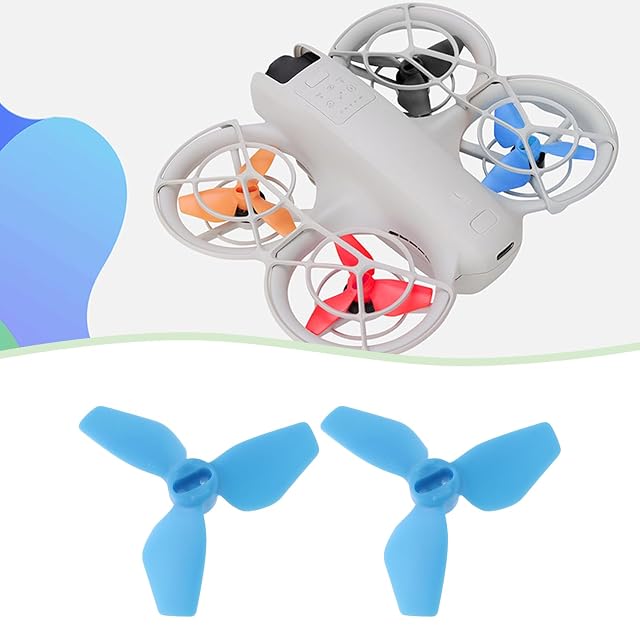Foto 4 de 7 de Briny River 4 Hélices Azules de Repuesto de Liberación Rápida con Llave para Tornillos Compatible con dji Neo…