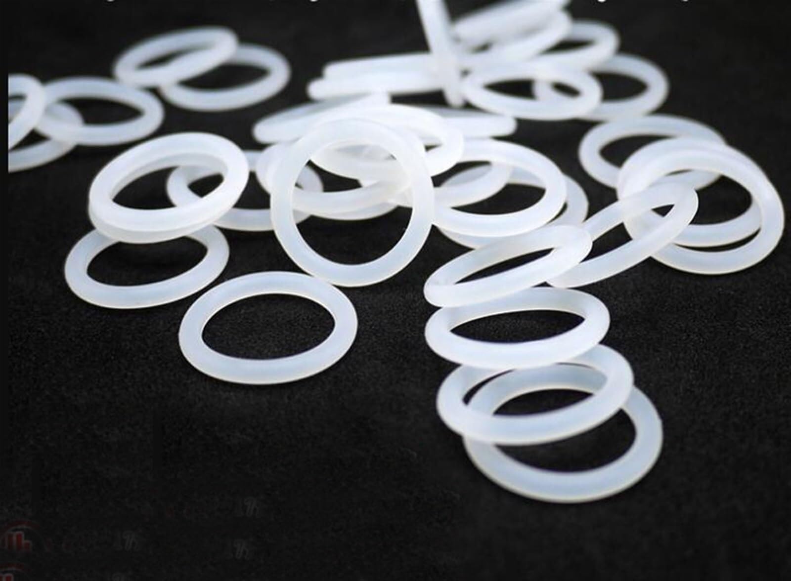 Silikonowe pierścienie uszczelniające O-ringi Białe silikonowe o-ringi Podkładka uszczelniająca klasy spożywczej OD 24-72 mm CS 4,0 50 szt(50pcs,OD 72mm CS 4.0mm)