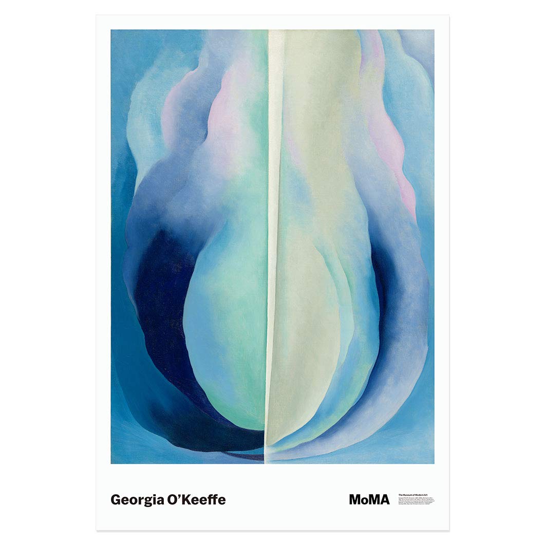 Amazon.co.jp: オキーフ：Abstraction Blue ロールポスター : ホーム 