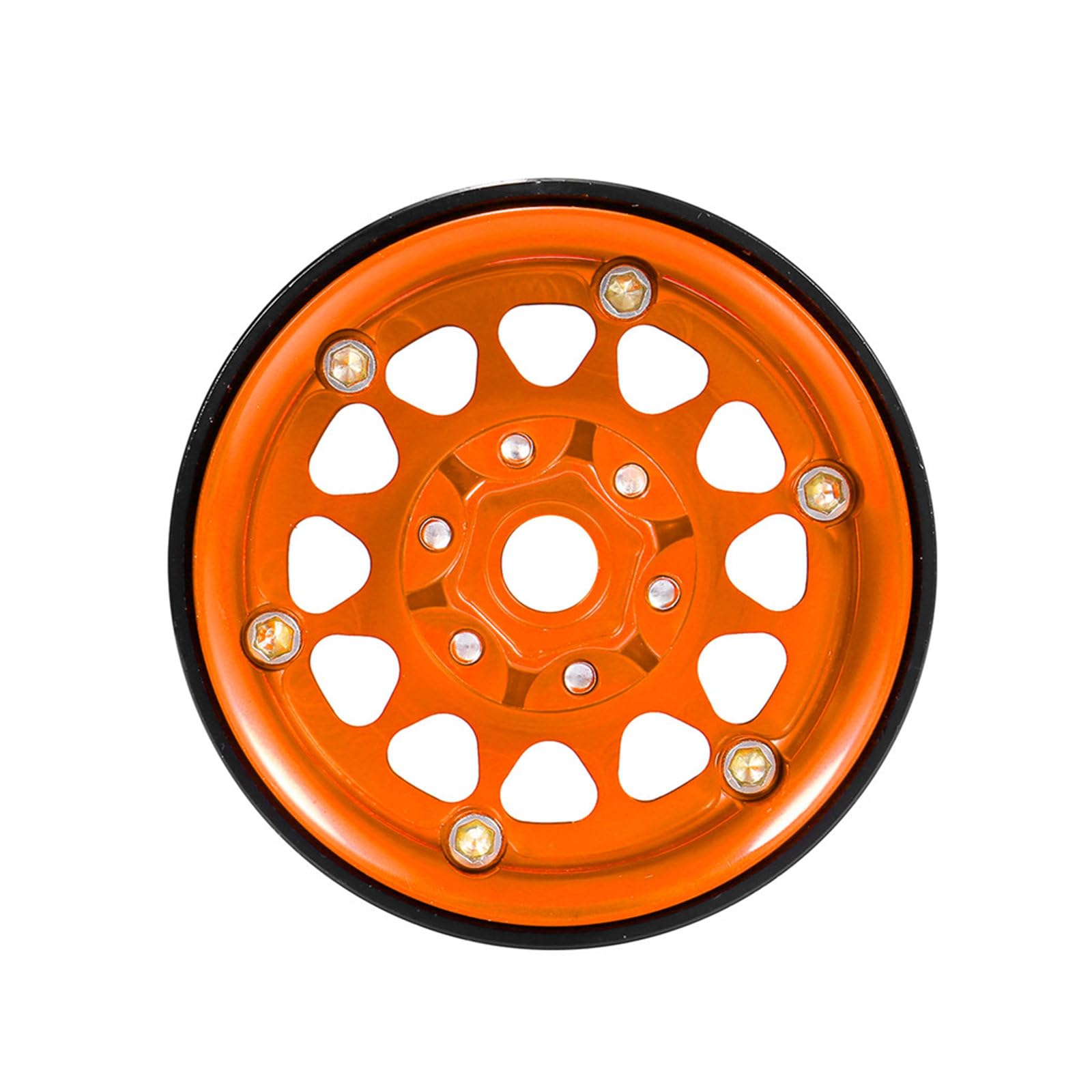 Jantes de roue de jouet de 1, 9 pouces, moyeux de jantes de remplacement de voiture tout-terrain télécommandées, 4 pièces pour voiture jouet 1: 10, modèle de véhicule SCX10, pièces de véhicule, roues