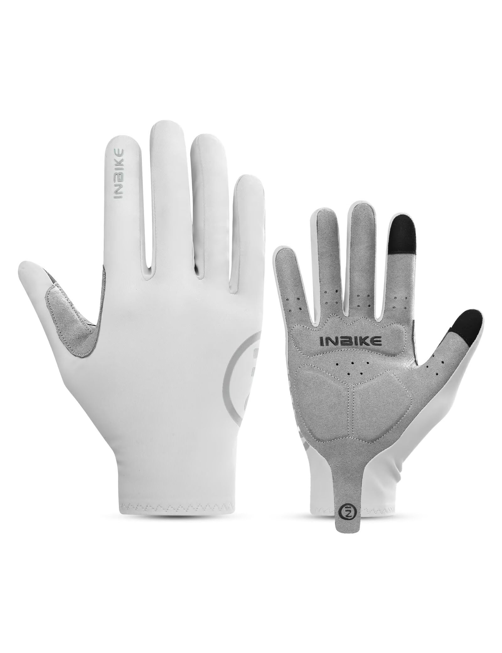 INBIKE Cycling Gloves Men Women Thin Fleece Touchscreen Padded Bike Gloves