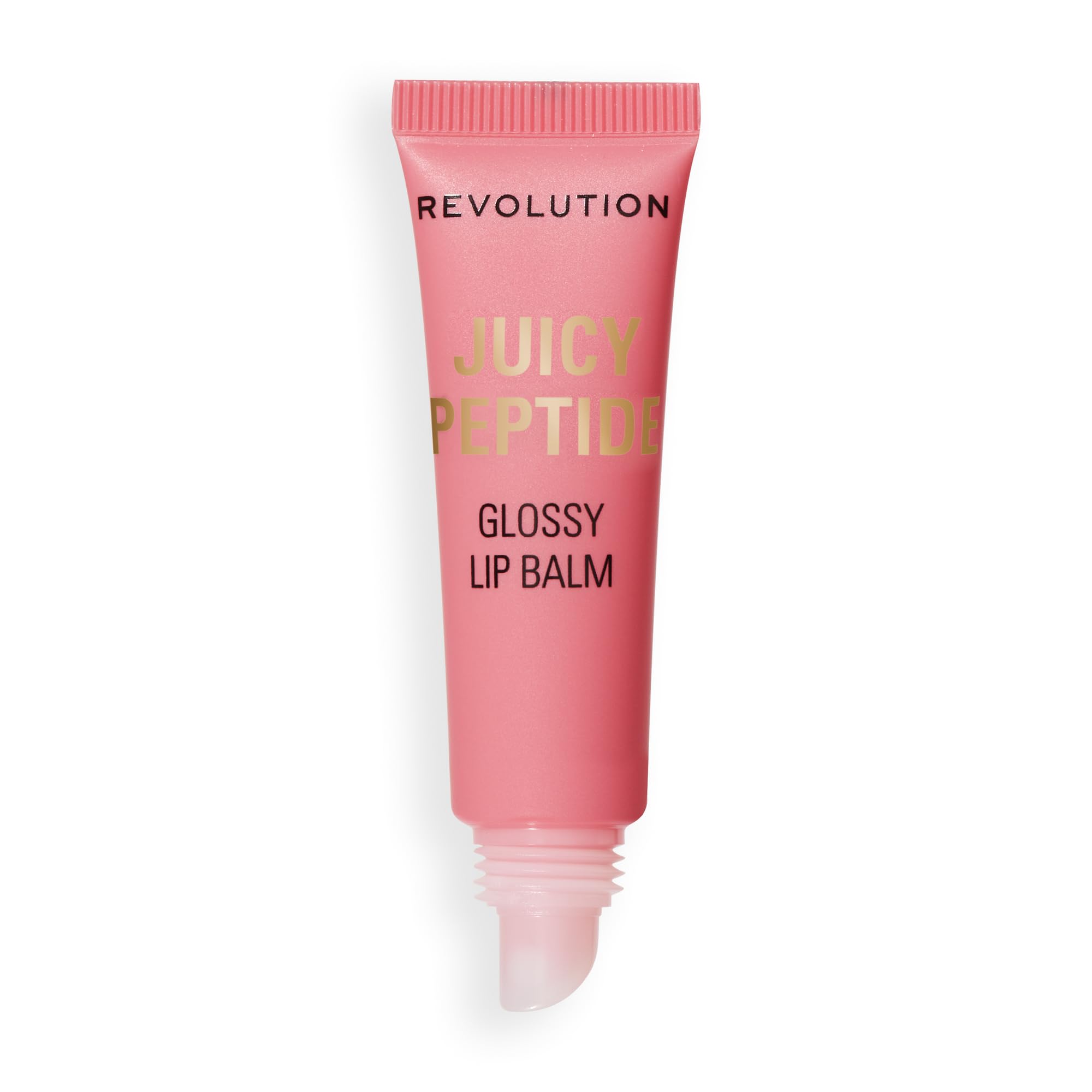Revolution Juicy Peptide Lip Balm, Hydrating & Nourishing Formula with Peptides, Squalane & Vitamin E, Vegan & Cruelty-Free, 8ml, Shimmer Mai Tai Pink