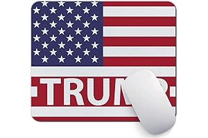 Trump for President 2024 Mouse Pad | American Flag Mouse Pad Custom Patriotic Mousepad