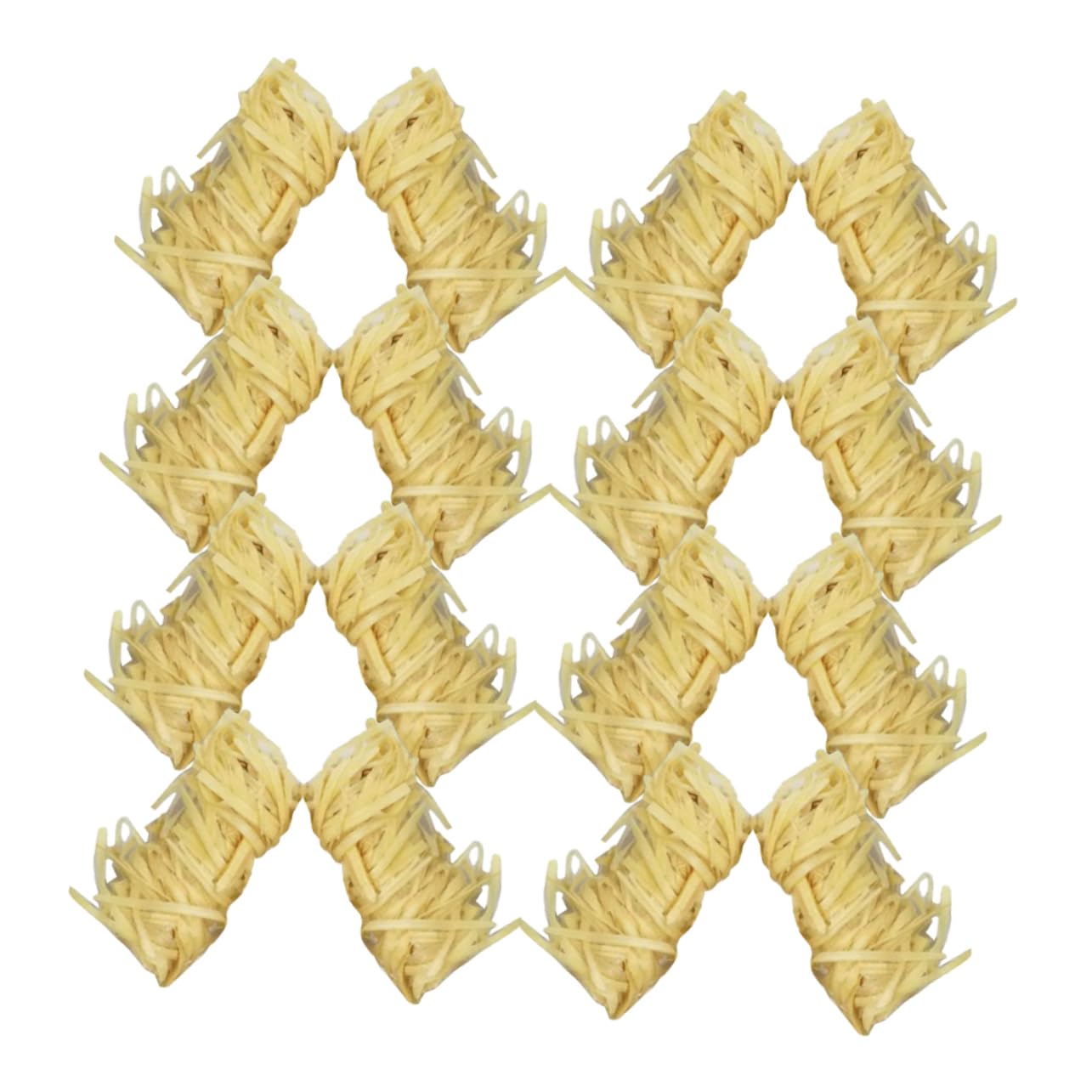 HANABASS Wooden Fire Lighters 32pcs Set Natural Fire Starter for Campfires Portable Windproof