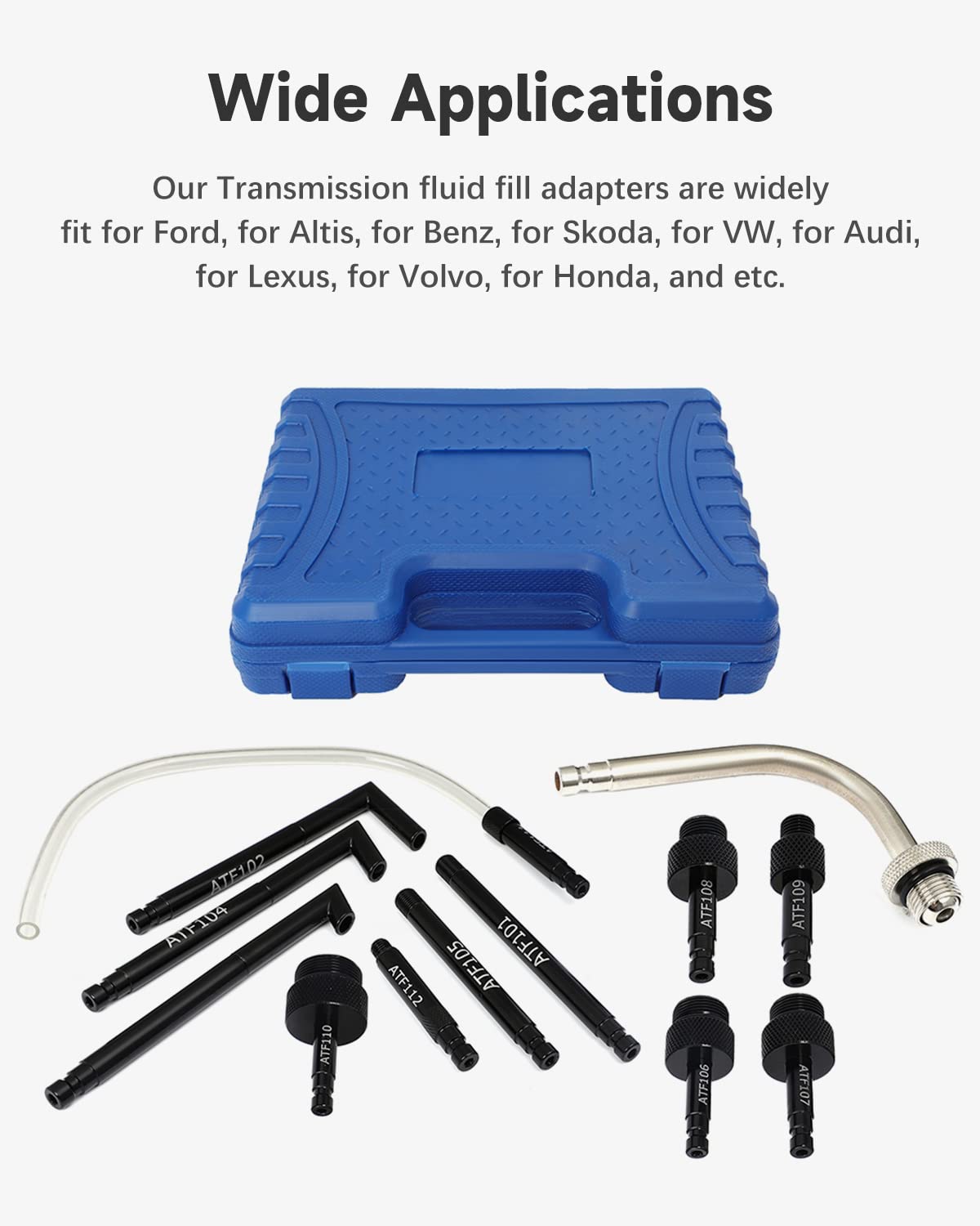 Transmission Fluid Oil Fill Adapter Tool – Compatible With Ford, Mercedes, Honda – Direct Fill Connector