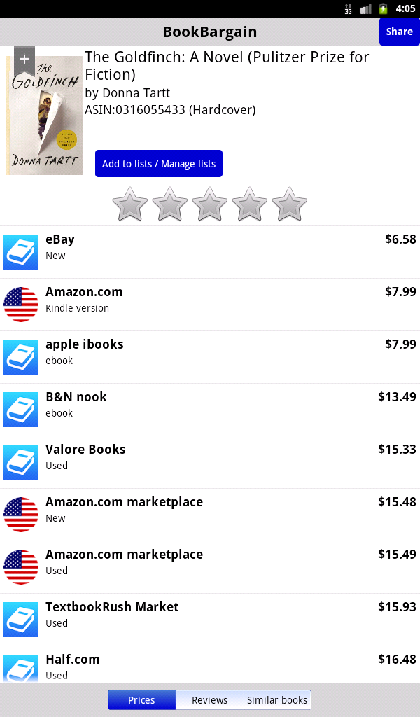 BookBargain Free & Cheap booksAmazon.co.ukAppstore for Android