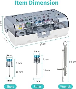 Amazon.co.jp: 歯科インプラントキット、ユニバーサル補綴トルクレンチ