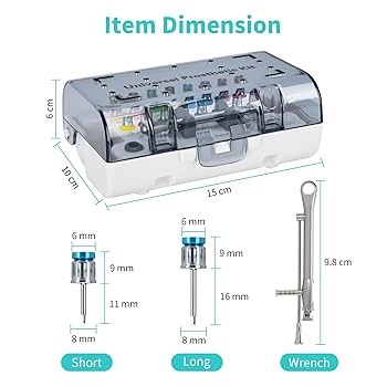 Amazon.co.jp: 歯科インプラントキット、ユニバーサル補綴ト