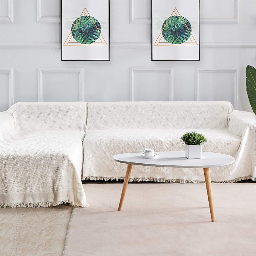 Rose Home Fashion Sectional Couch Covers Sectional Sofa Cover 2 Pieces 