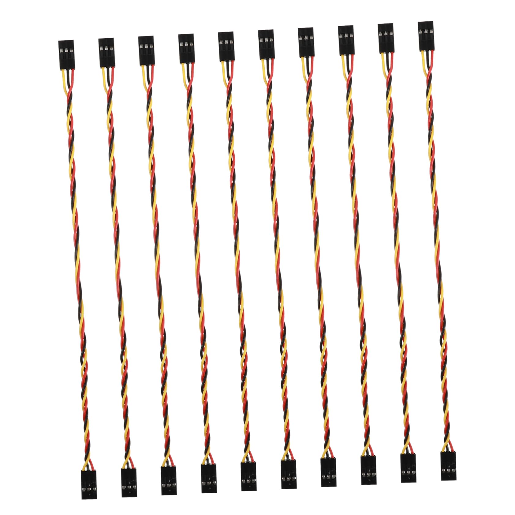 Mikikit Wire Jumper 20cm 10pcs 2.54mm Jumper Wire Kit Female to Female for DIY Projects