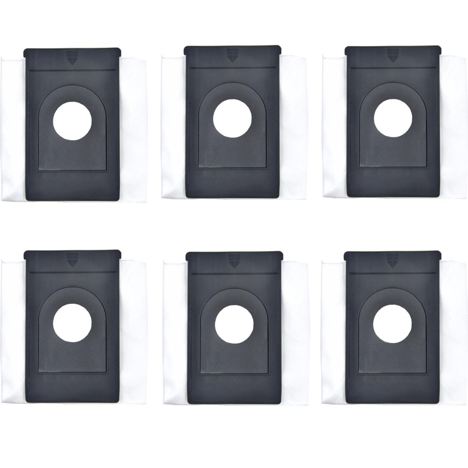 CUNZJIA 6Pcs Reusable Bags for FS1 AC1 Robot Vacuum Reusable Vacuum Bags Empty Bag Replacement