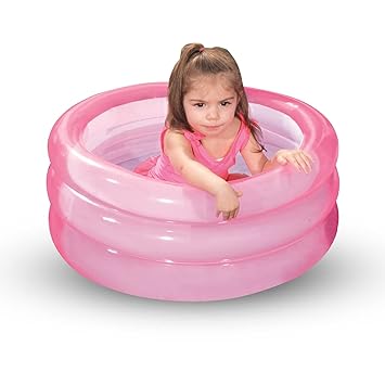 NHR All New Kiddie Bath Tub for Baby, Water Pool, Kids Swimming Pool (1 to 2 Years , Pink)