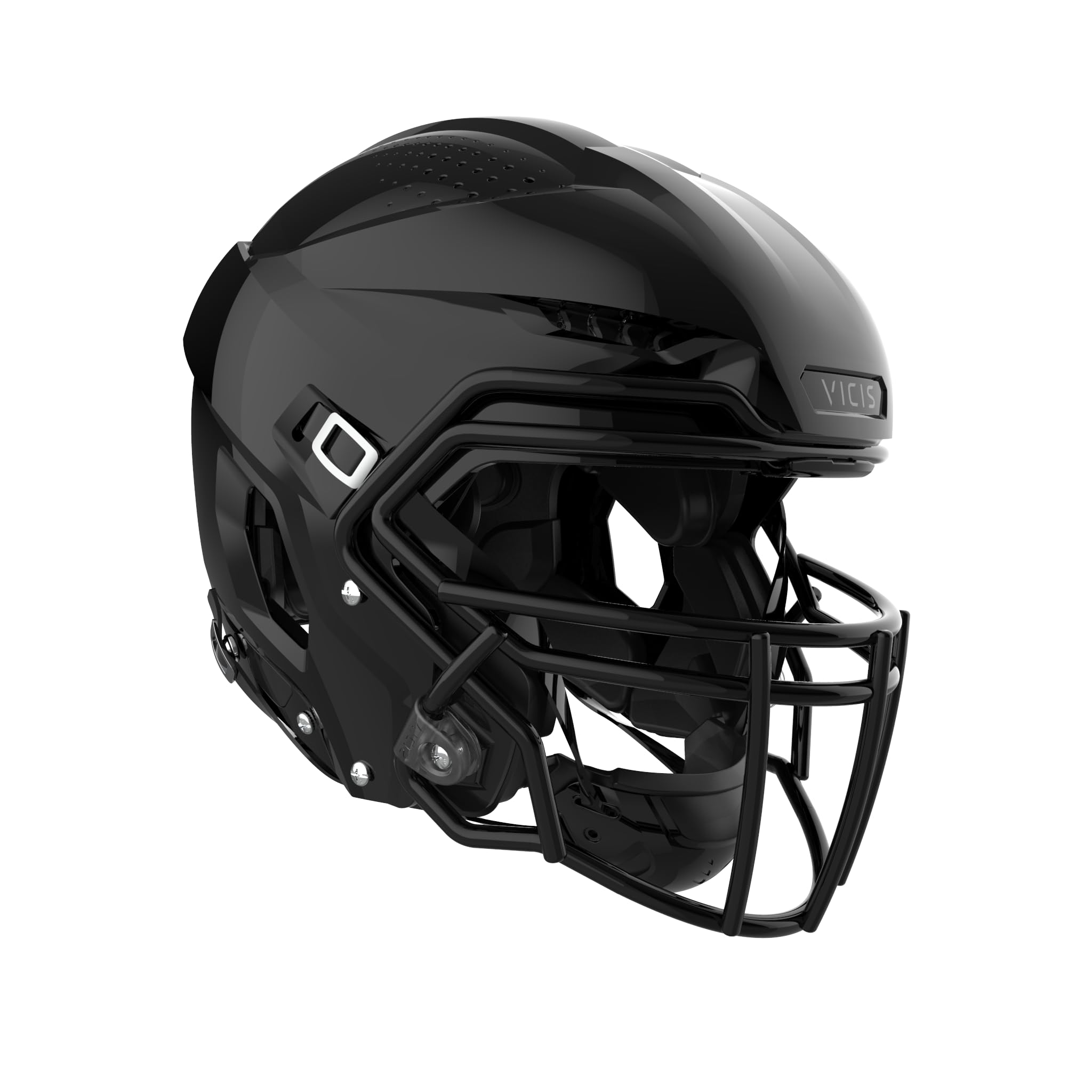 VICIS ZERO2 Trench Football Helmet, SC-223-S Facemask Attached, Black, Large