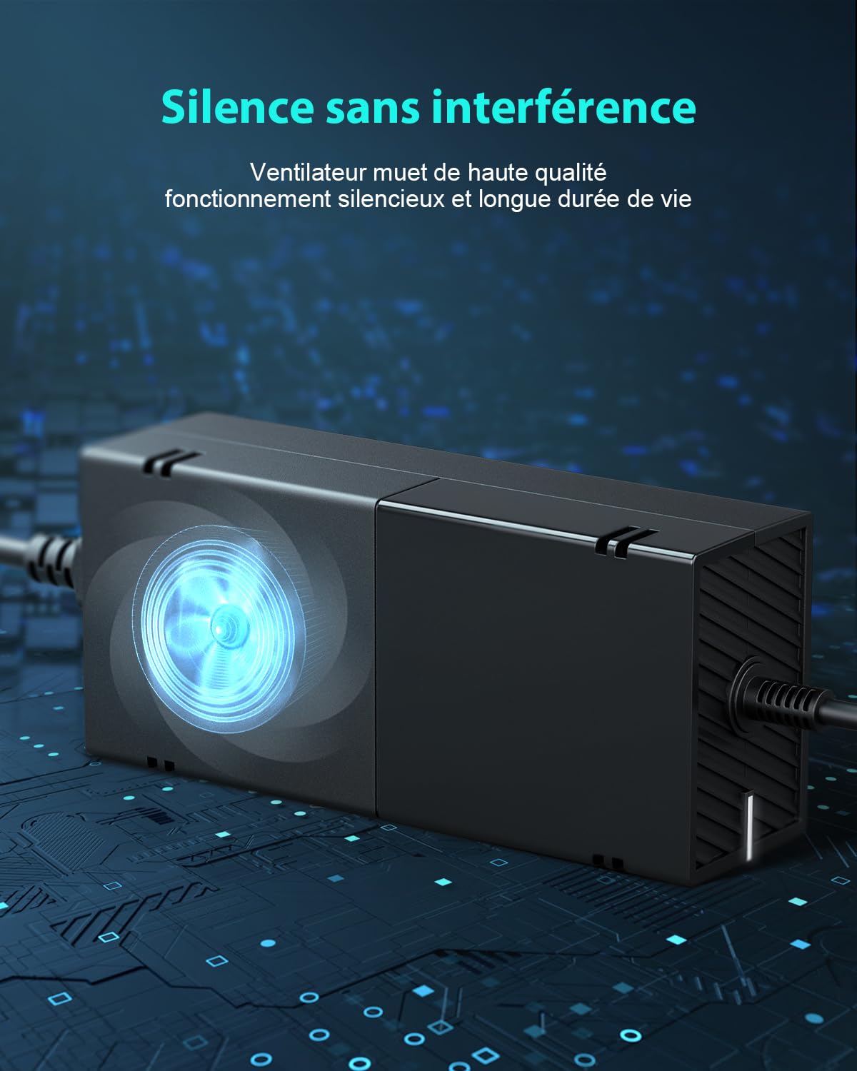 Chargeur Xbox One, Source d'Alimentation AC 100-240V Avec Connecteur Pour Xbox - Câble de Remplacement