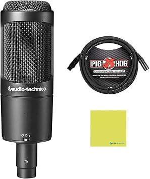 Audio Technica AT2050 Bundle, Multi-Pattern Condenser Microphone