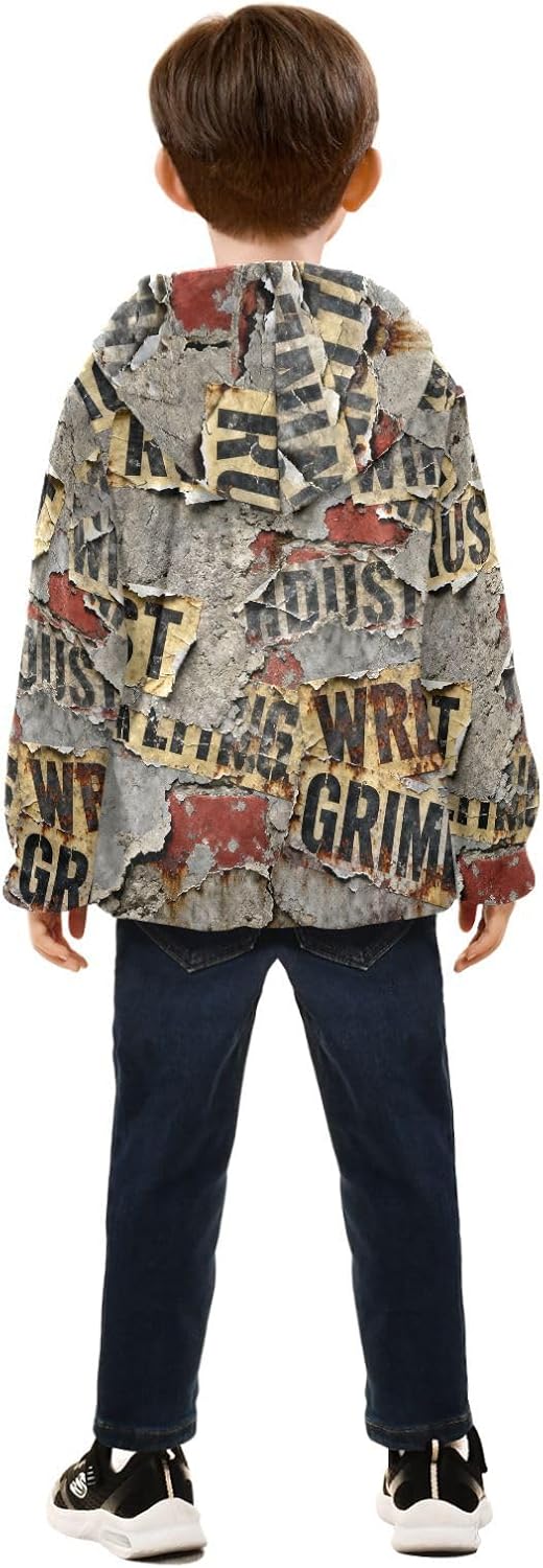 Street Style Paper Letters Retro Toddler Zip Up Jackets Outerwear Jackets & Coats Navy Blue Fall Baby Boys Clothes