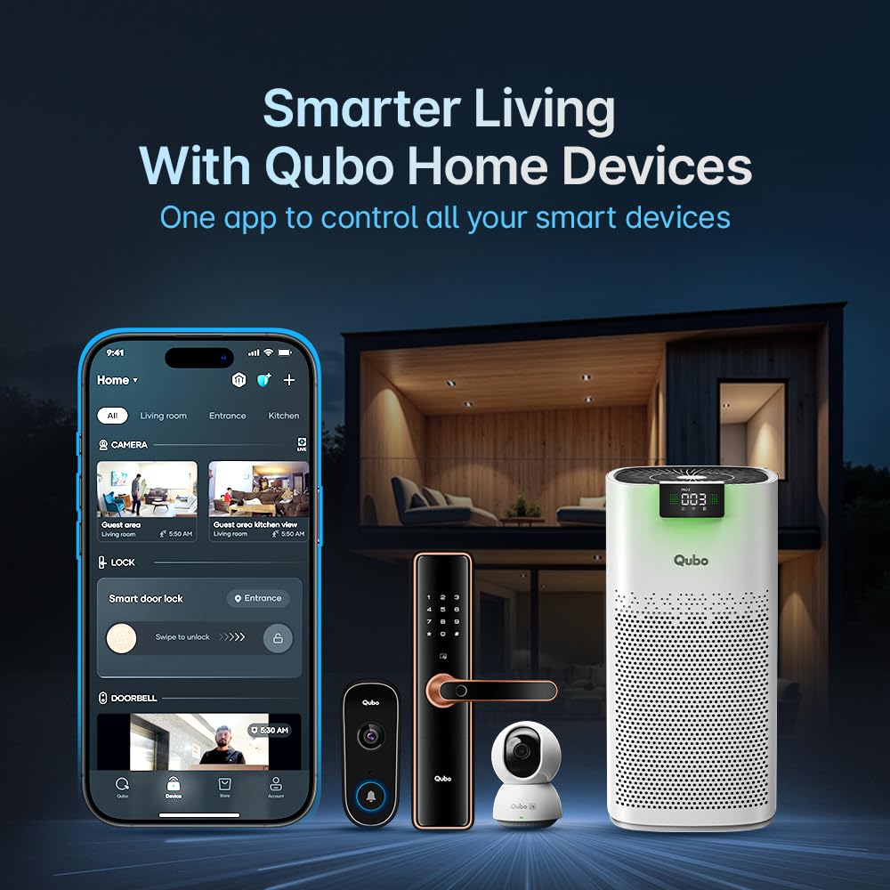 New Year Sale Qubo Smart Air Purifier Q600 For Home By Hero Group | 600 Sq...