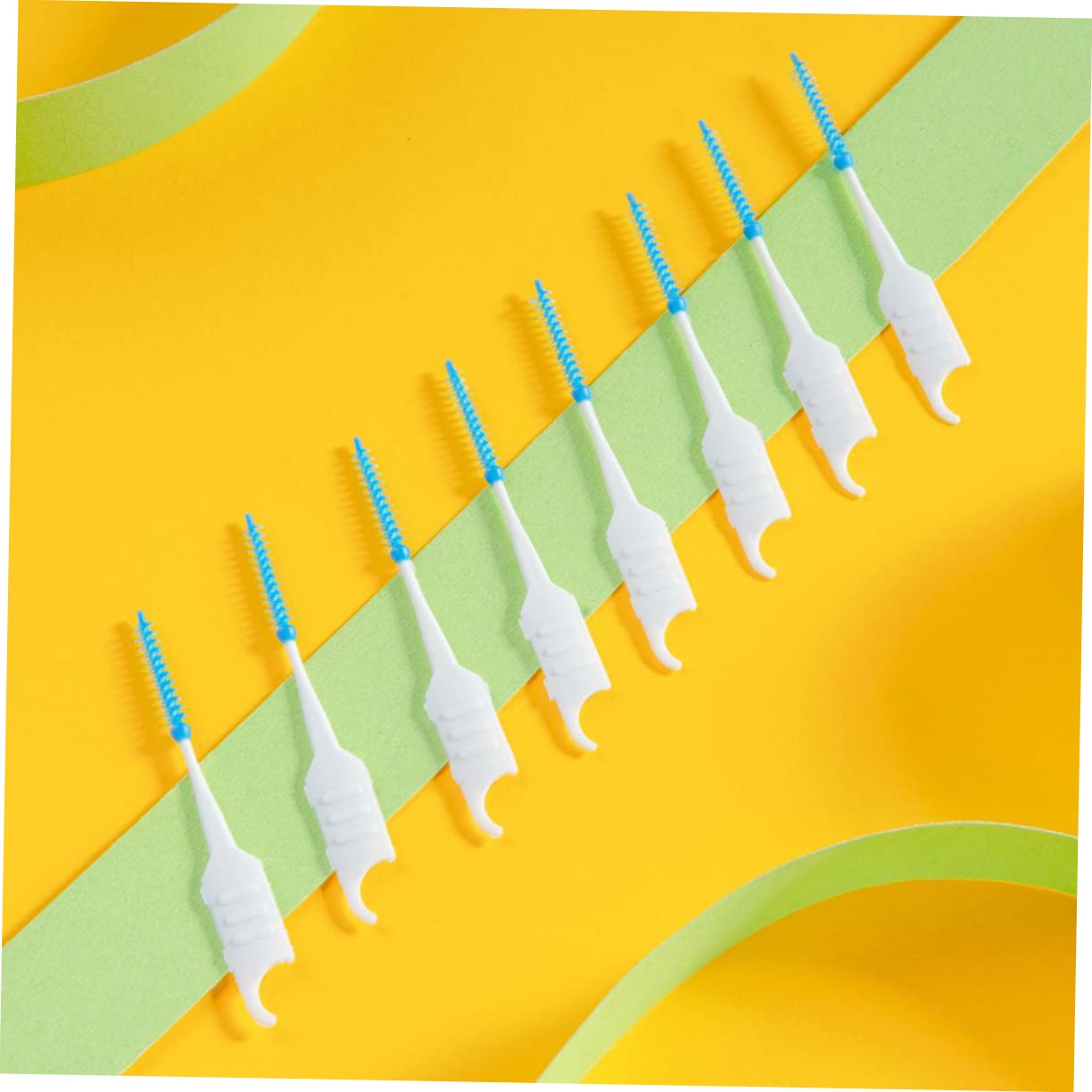 Beaupretty 800 Piezas Cepillo Interdental Palillos De Selección De Limpiador Bucal Limpiador Portátil Hilo De Viaje Codo Exterior Viajar Cabeza De Cepillo De Tpe De Grado Alimenticio