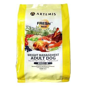 アーテミス ウエイトマネージメント アダルトドッグ 6kg ドッグフード 減量 Amazon | アーテミス (Artemis) フレッシュミックス ウエイト