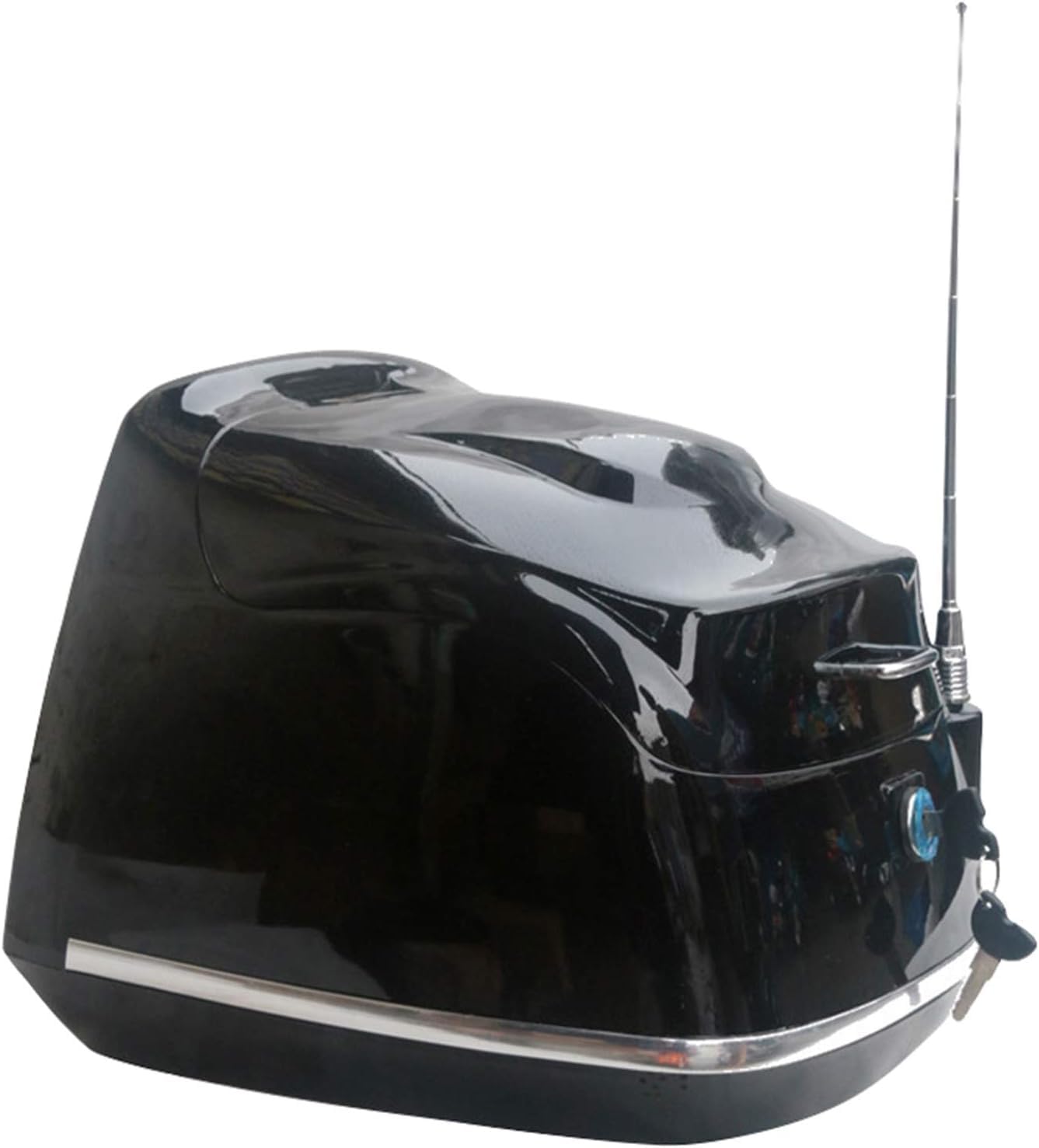 VECNUM Topcase Motorradkoffer Top Case Box, Top Case Universal, Für Roller, Motorrad, Mofa & Quad Aufbewahrungskofferroller Kann Helme