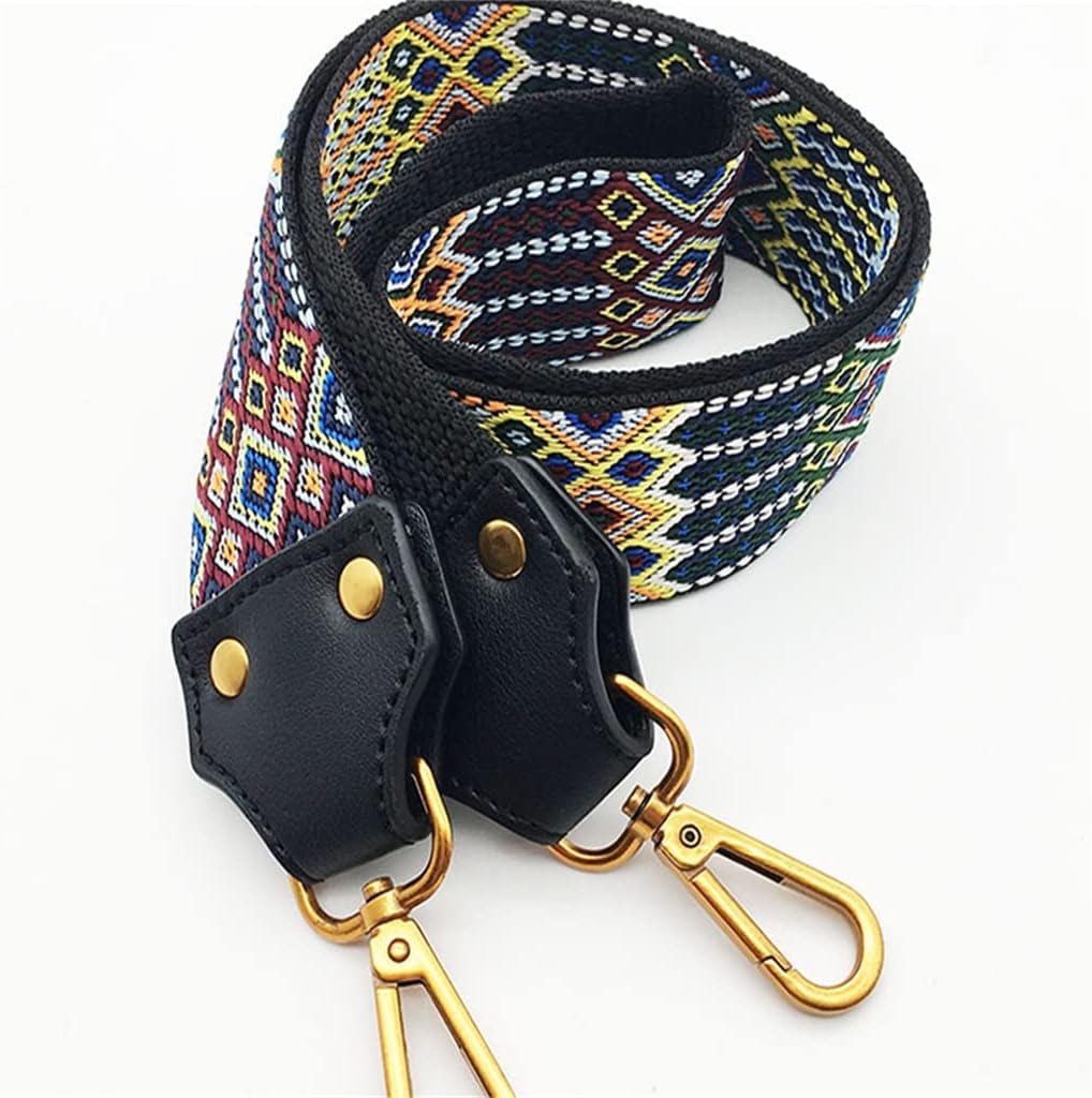Colorful Strap Accessories Adjustable Wide Shoulder Bag Strap Replacement Strap Bag Strap Canvas Crossbody image 5