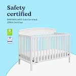 Graco Benton 5-in-1 Crib convertible (blanc) – GREENGUARD Certifié or, Convertit de Lit bébé en Lit pour enfant, Lit de jour et grand lit, Convient à Matelas de lit bébé standard