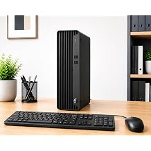 HP Elite SFF 805 G9 Desktop Computer, AMD Ryzen 5 8500GOutperforms i7-1255U, Upto 64GB DDR5 RAM, Upto 4TB PCIe NVMe SSD, Dual Monitor Support, Windows 11 Pro, Wired Keyboard & Mouse
