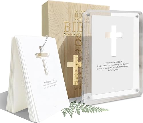 Bible Verse Cards Prayer Cards NIV Christian Christmas Gift for Women, Men, Family & Friends