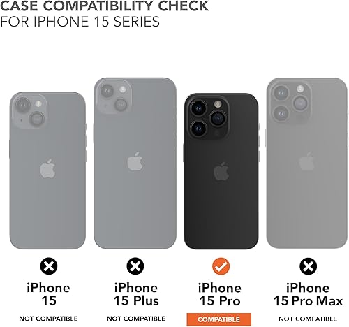 Miniatura 9 de Rokform - Funda para iPhone 15 Pro, serie resistente, magnética, iPhone 15 Pro con bloqueo giratorio RokLock, armadura probada contra caídas (negro)