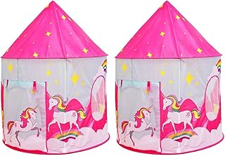 TOYANDONA Toys Indoor Kids Tent Child Tent Indoor Kids Play Tents 2PCS Play Tent Princess Pretend Playhouse Children Dome Tent Girls Tent Unicorns Girl Indoor Tent Kids Tents Indoor