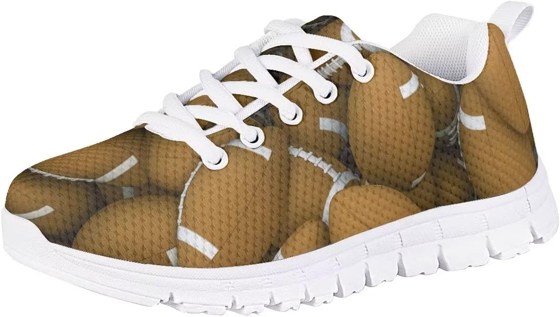 Girls Boys Cute Tennis Shoes Lightweight Soft Sport Sneakers Lace Up Lemon Butterfly Print Kids Running Shoes