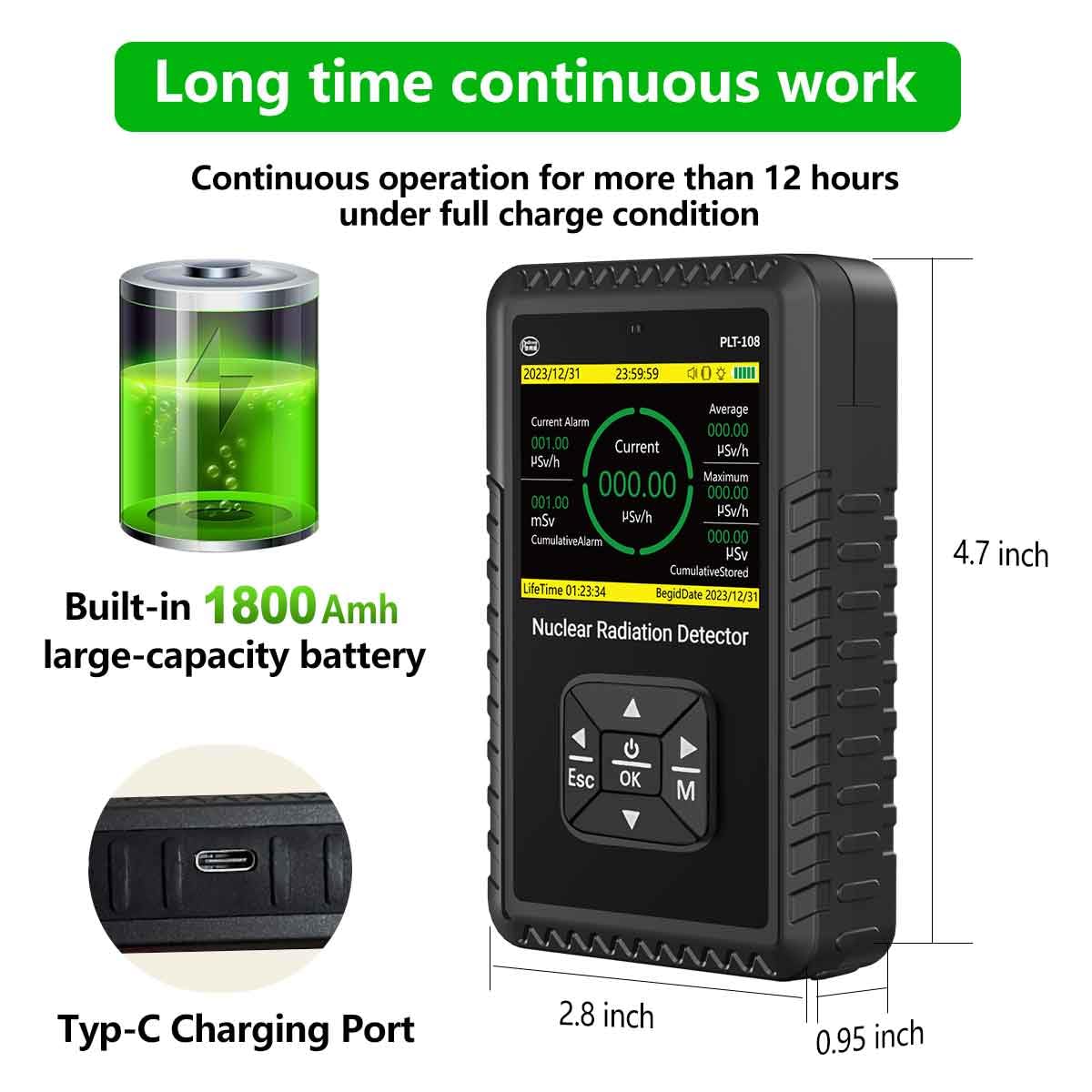 Geiger Counter - Nuclear Radiation Detector -5 Geiger Counter - Nuclear Radiation Detector -5
