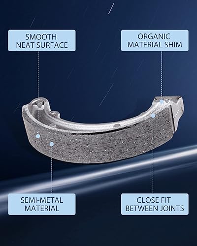 Miniatura 3 de ECCPP Zapatas de freno para Honda TRX 300 300FW Fourtrax 2WD 4WD, 315 zapatas de freno traseras 1988-2000