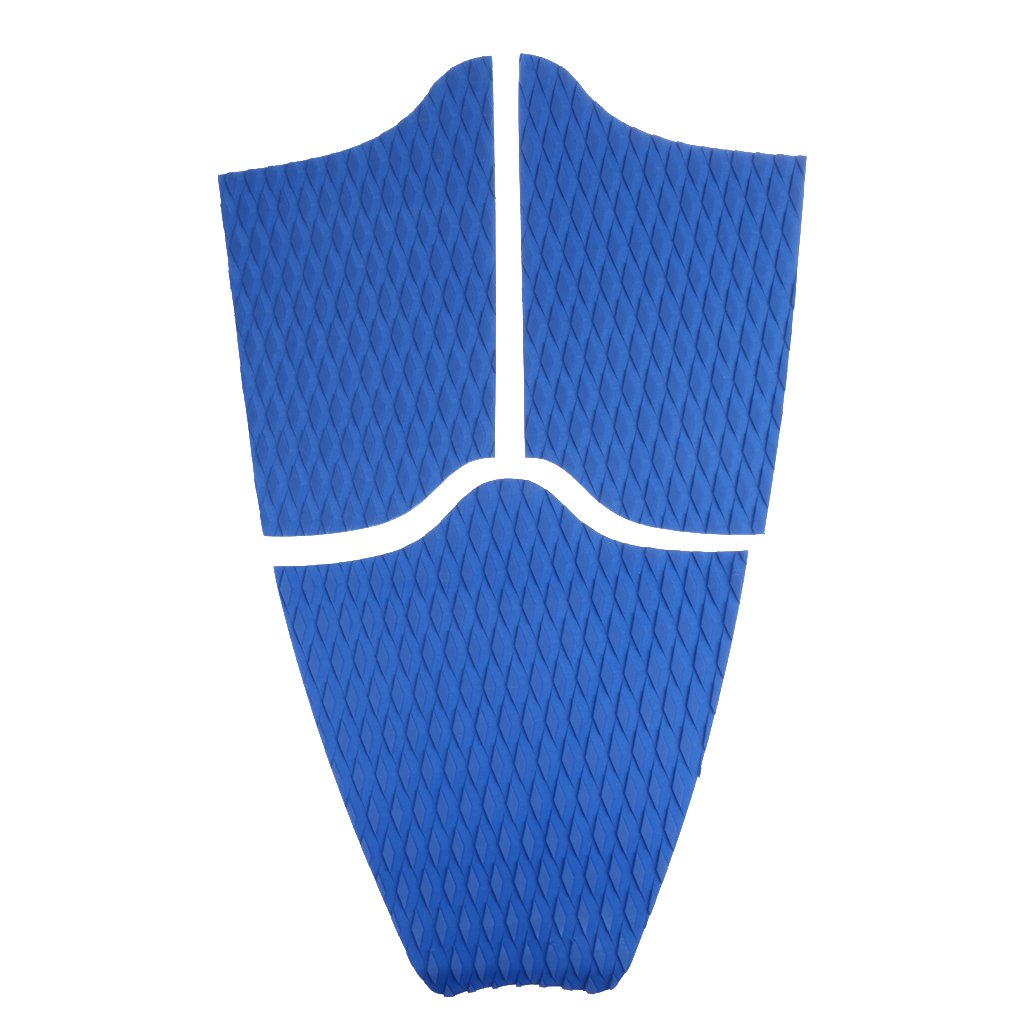 MagiDeal 9Pcs/Set Planche de Surf Anti-dérapant Pont Complet Pads Traction Kitesurf Arrière Coussin Poignées Grips Pad