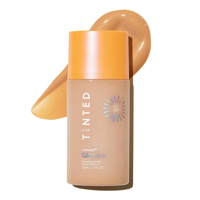 Live Tinted Hueguard Glotion Protetor Solar com Cor FPS 50 — Medium Deep, 15 mL