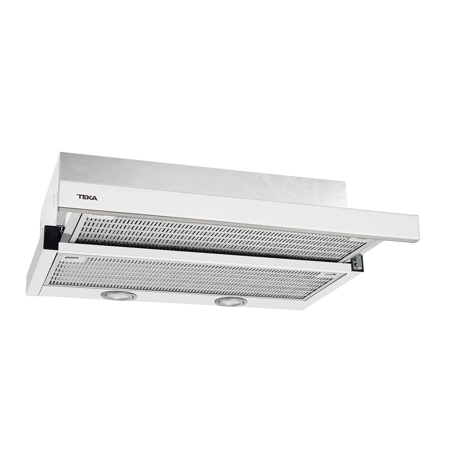 TEKA Campana Extensible 60 cm, 2+1 Velocidades, 2 LED, Filtro CNL 1C, Frente Extraíble y Sustituible Programador Tiempo de Aspiración CNL 6400.2 WH
