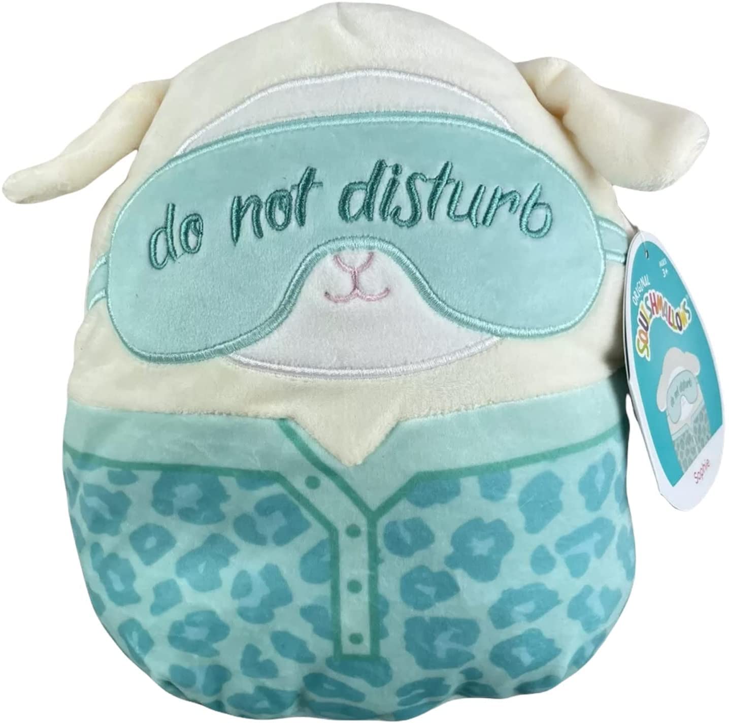 Squishmallow Pigiama da collezione ufficiale Kellytoy Squad Squishy Soft Animals (Sophie The Lamb, 20 cm)