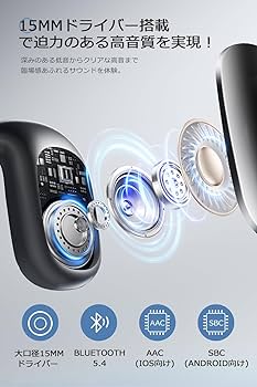 T18 ワイヤレスイヤホン Bluetooth 5.4 IPX7 楽天市場】＼83%OFF！20%OFFクーポン+P5で1874円！／Ennice