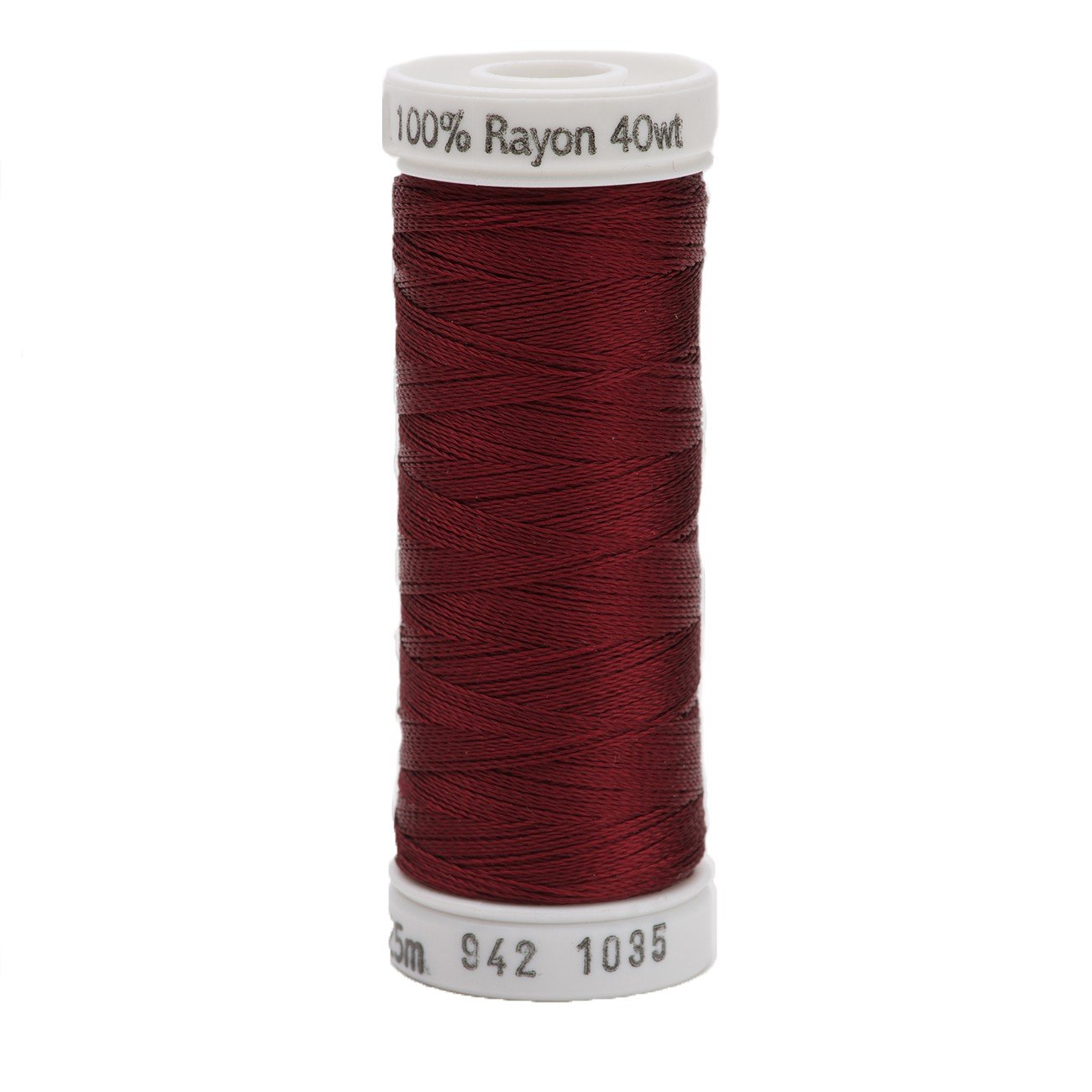 Fil Sulky DK burgundy multicolore anti-casse en rayonne 40 pour broder sans nœud