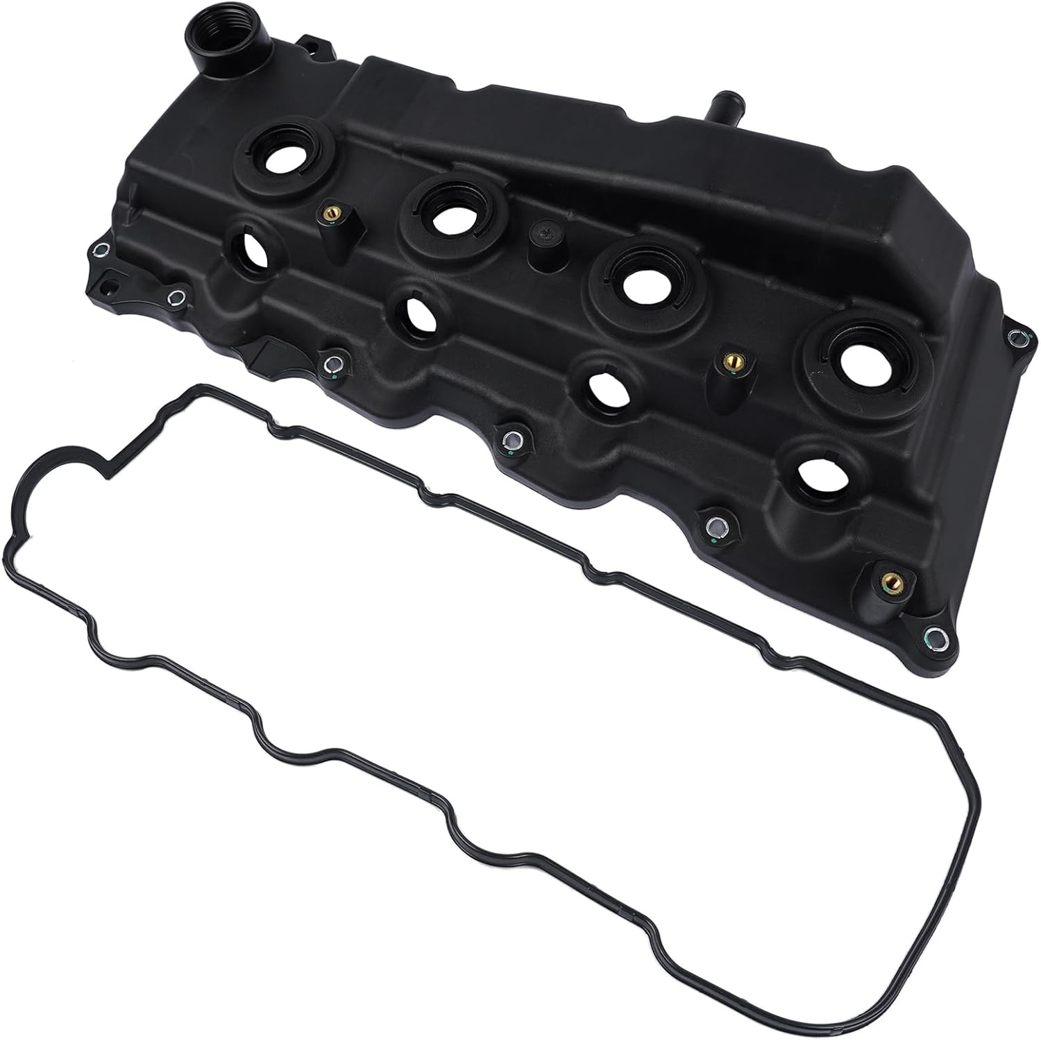 Engine Valve Cover with Gasket 11210-0L020 Replacement for 2003-2025 Toyota Hilux Fortuner 4Runner Innova Hiace 2.7L 1KD-FTV 11210-30081 11210-30110 11210-30080 11210-30082 11210-30083
