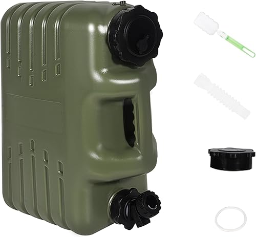 REDCAMP Contenedor de agua portátil de 4 galones15L con espiga, jarras de agua para camping, tanque de agua, almacenamiento portátil de agua de