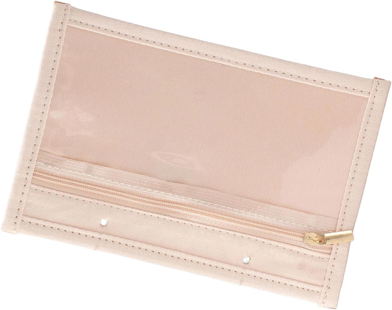 Jewelry Display Organizers Bags Multi Compartments Secure Storage Pouches for Rings Earrings Necklaces Portable Jewelry Box with Zipper Closure