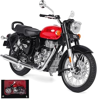 Royal Enfield Classic 350 1:15
                            Scale Bullet Bike Toy Model with Pull Back
                            Action | Die-Cast Style Metal Motorcycle Toy
                            wit...