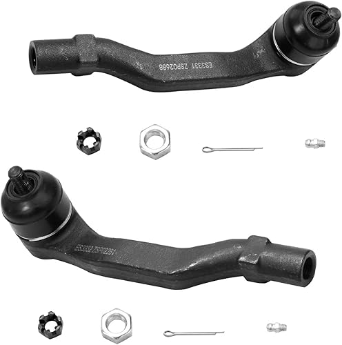 Miniatura 187 de Detroit Axle - Kit de extremo delantero de 14 piezas para Hyundai Tucson 2005-2009 Kia Sportage 2005-2010 2 brazos de control inferiores, 2 rótulas