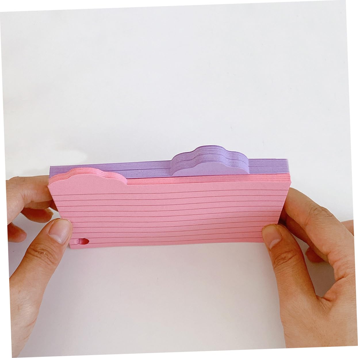 Uonlytech 5 Sätze Vokabelheft Aus Notizpapier Registerkarten Flashcard Lehrreich Bunt Ungefüttert Rosa Leere Karteikarten Lernkarten Karteikarten Zum Lernen 125 Blätter * 5